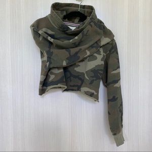 TNA Camo Crop Hoodie